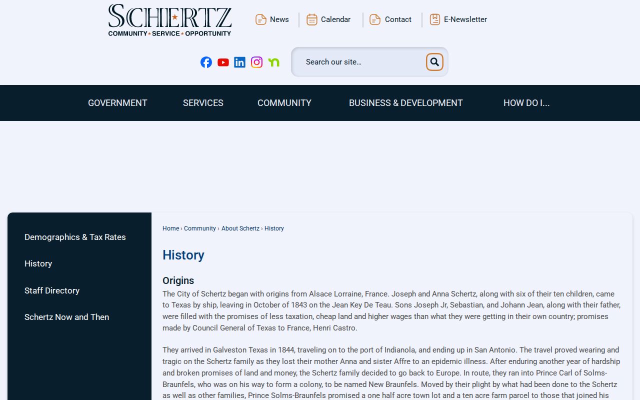 Schertz city directory historic Cut-Off place-name research source